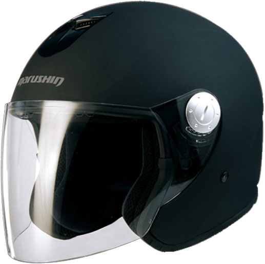 Casco moto Marushin C147 Monocolore nero opaco 2011