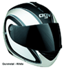 Casco moto modulare Agv Longway Daytona gunmetal-bianco