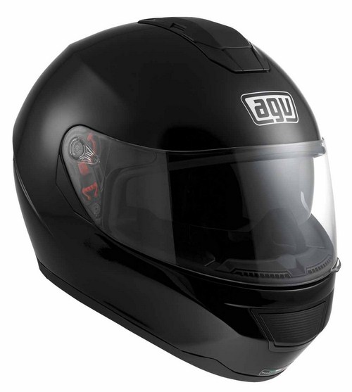 Casco moto Agv Strada Mono nero lucido