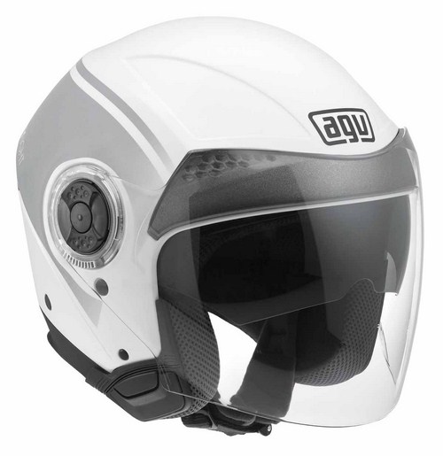 Casco moto Agv New Citylight Multi World bianco-gunmetal