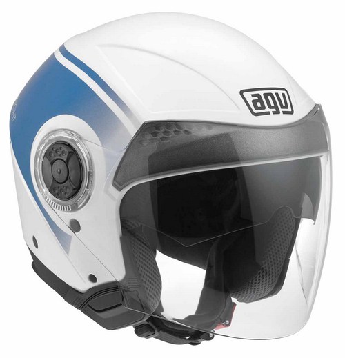 Casco moto Agv New Citylight Multi World bianco-blu