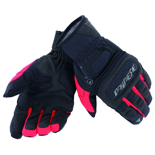 Guanti moto invernali Dainese Clutch Evo D-Dry Nero Rosso
