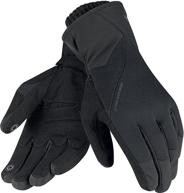 Guanti moto invernali Dainese Avenue D-Dry Nero