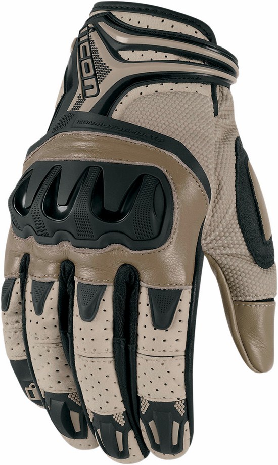 Guanti moto estivi Icon Overlord Resistance Battlescar