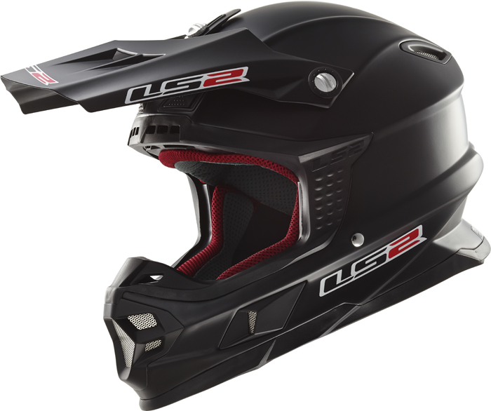 Casco cross Ls2 MX456 Light Nero opaco