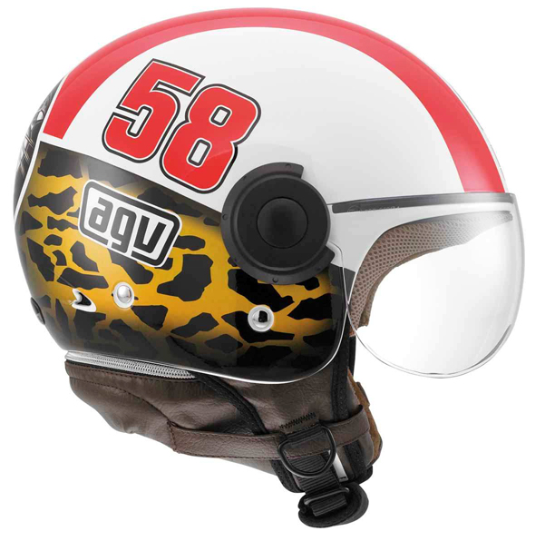 Casco moto Agv Bali Copter Special Simoncelli Tribute