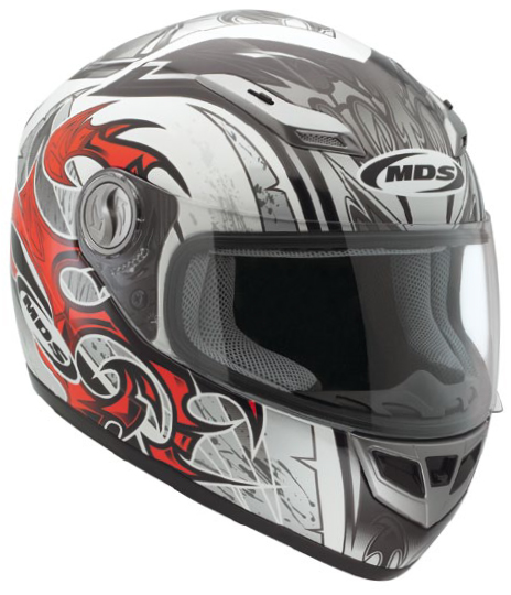 Casco moto Mds by Agv Multi Sprinter Age bianco-rosso