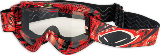Occhiali moto cross Ufo Plast Nazca Evolution 2 rossi
