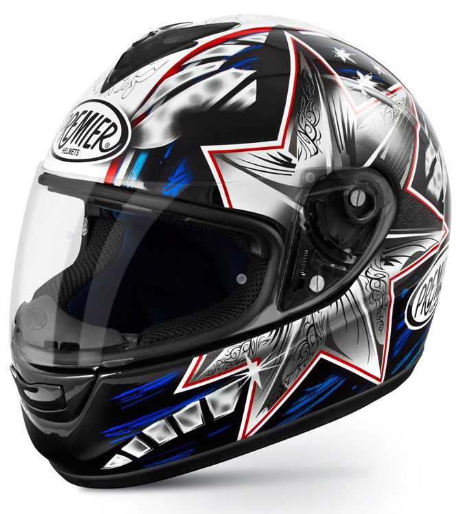 Casco integrale Premier Monza in fibra replica Bayliss 2014