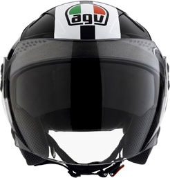Casco moto Agv Citylight Multi Race nero-bianco