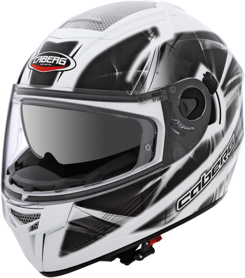 Casco moto Caberg Ego Ultralight bianco-nero