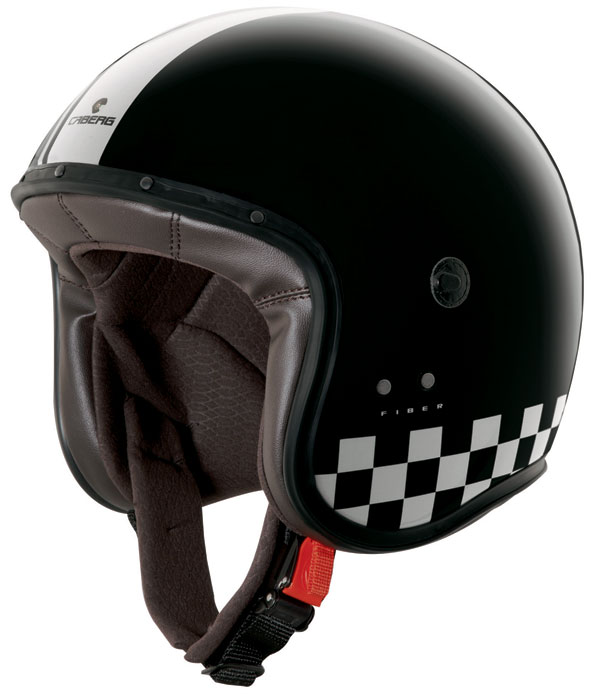 Casco jet Caberg Freeride Indy Nero Bianco