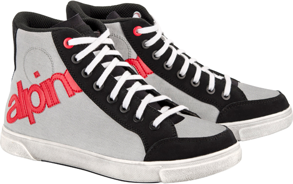 Scarpe Alpinestars Joey Canvas nero-grigio-rosso