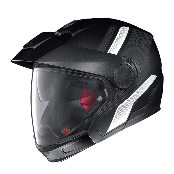 Casco modulare Nolan N40Full Adventy Plus N-Com Nero Bianco