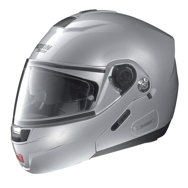 Casco moto Nolan N91 Special N-Com salt silver