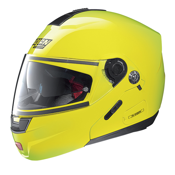 Casco modulare Nolan N91 Evo Hi-Visibility N-Com Giallo fluo