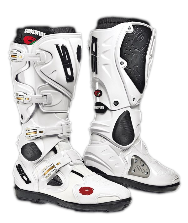 Stivali moto off-road Sidi Crossfire SRS bianchi