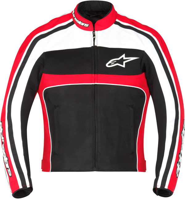 Giacca moto donna Alpinestars Stella T-DynoAir nero rosso bianco