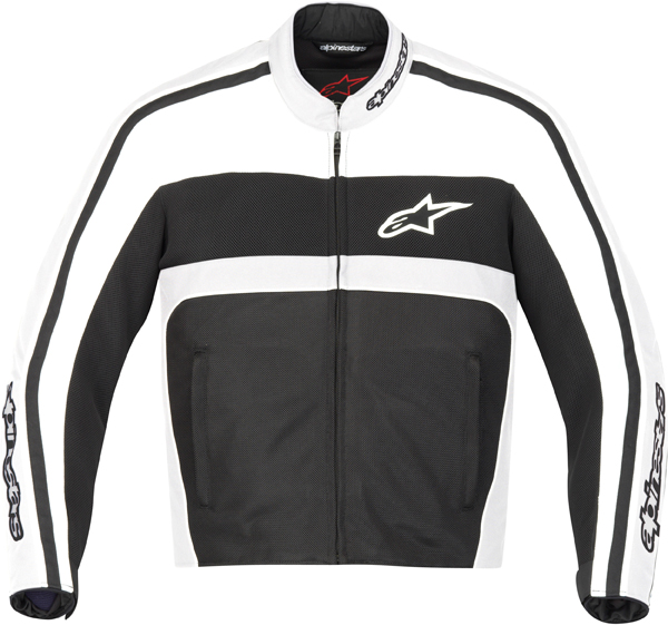Giacca moto Alpinestars T-Dyno Air bianco-nero