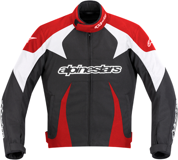 Giacca moto Alpinestars T-GP PLUS nera-rosso-bianco