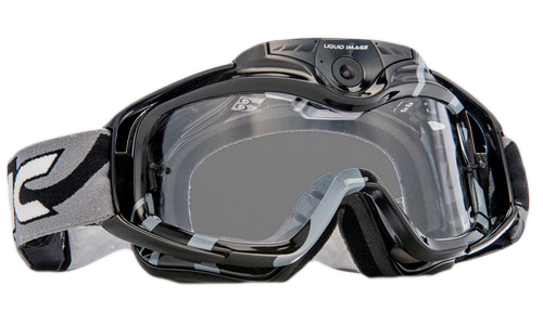 Occhiali offroad Cellular Line videocamera Torque HD WI-FI neri