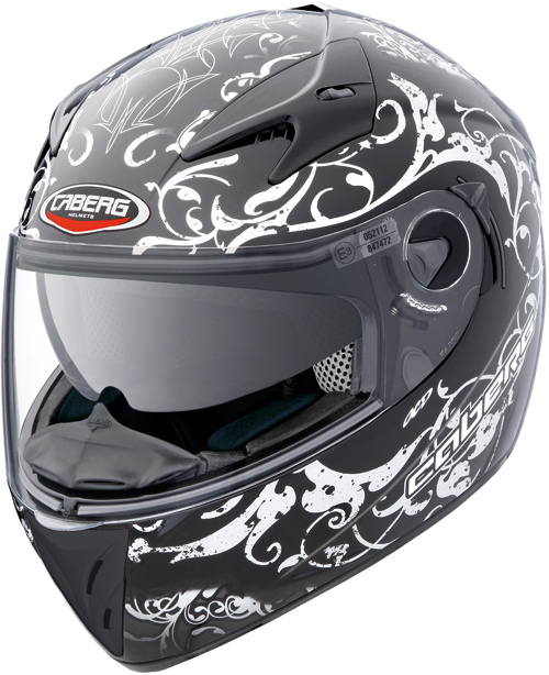 Casco moto Caberg V2R-R Road Pirat nero-argento