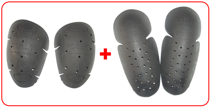 Kit protezioni per giubbotti e pantaloni Kit protezioni per giubbotti e pantaloni
