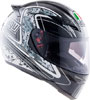 Casco moto Agv Stealth SV Multi Camouflage nero-bianco-argento