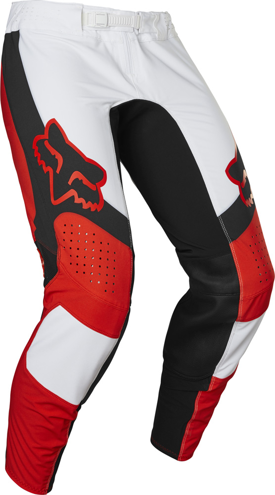 fox racing pantaloni cross flexair mirer rosso